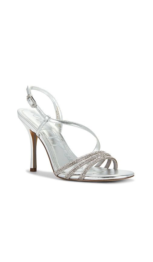 Charli Glam Sandal in Metallic Silver. - size 6 (also in 6.5, 7, 7.5, 8, 8.5, 9) - Sam Edelman - Modalova