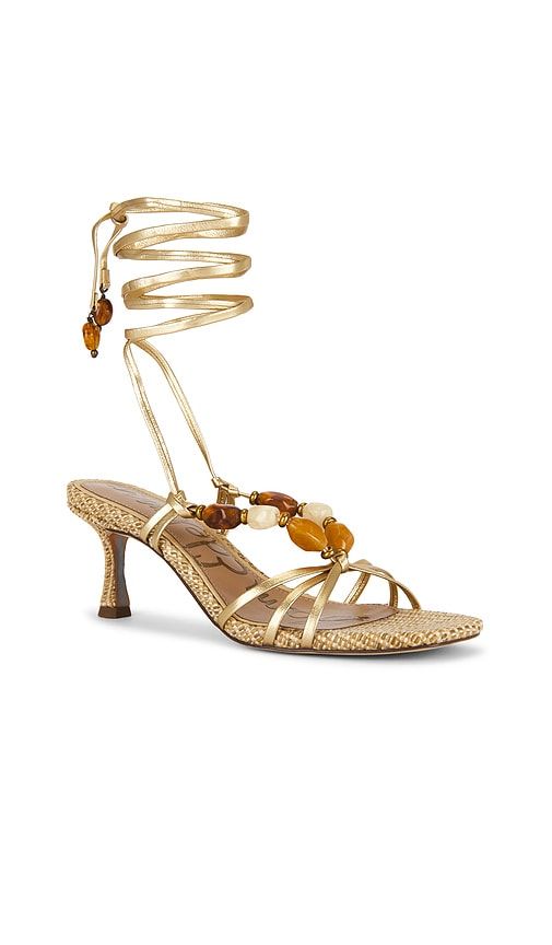 Paloma Sandal in Metallic Gold. - size 10 (also in 6.5, 8, 9.5) - Sam Edelman - Modalova