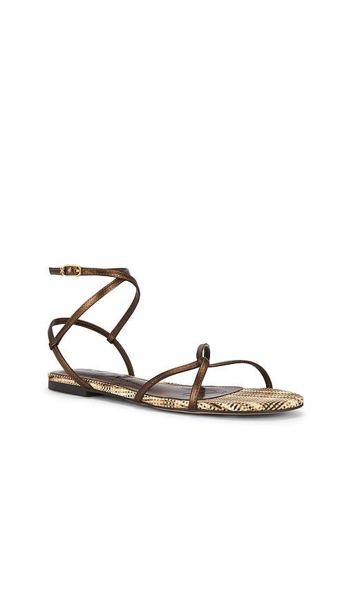 Ellina Sandal in Metallic Bronze, brown. - size 10 (also in 6.5, 7, 7.5, 8, 8.5) - Sam Edelman - Modalova
