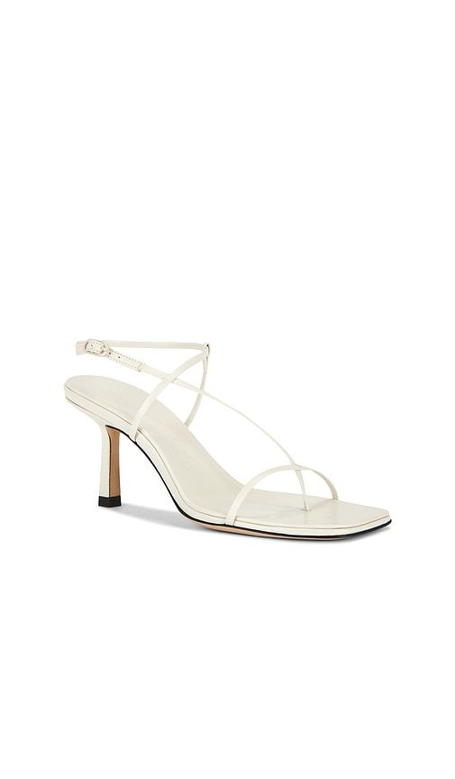 Cross Front 70 Heel in Cream. - size 39 (also in 40) - Studio Amelia - Modalova