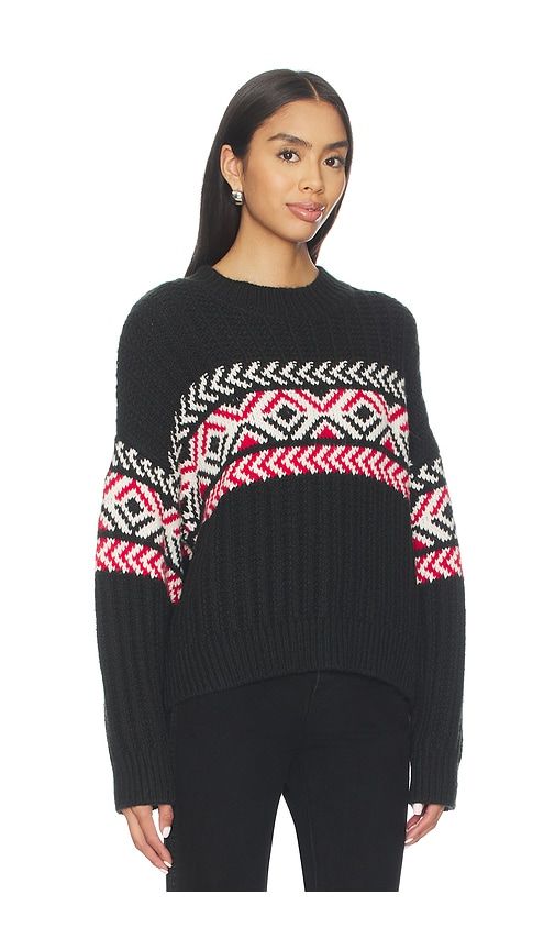 Intarsia Sweater in Black. - size L (also in M, S, XS) - Sanctuary - Modalova