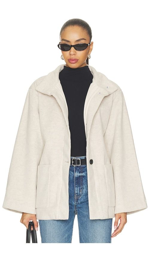 Bundled Wool Coat in Beige. - size M (also in S, XS, XXS) - Sanctuary - Modalova