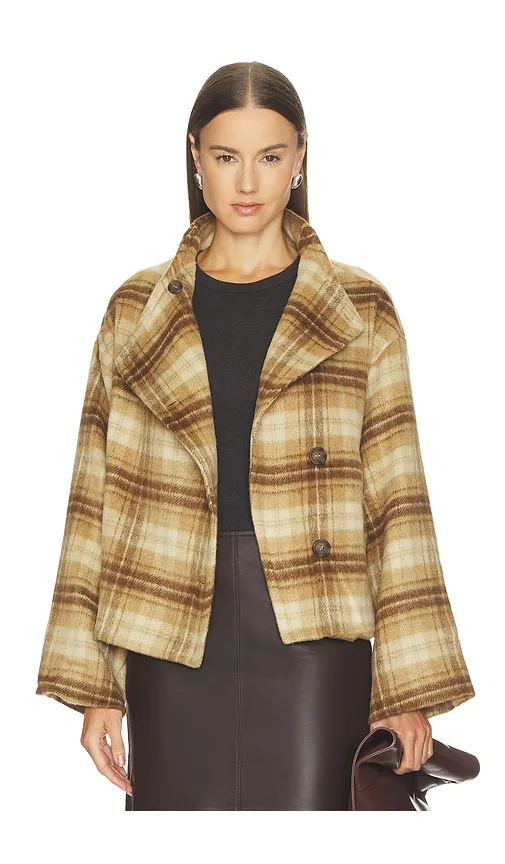 Avery Asymmetrical Jacket in Tan. - size L (also in M, S, XL, XS, XXS) - Sanctuary - Modalova
