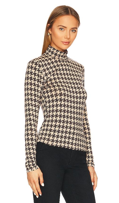 Slinky Mock Turtleneck Top in Cream,Brown. - size S (also in XL) - Sanctuary - Modalova