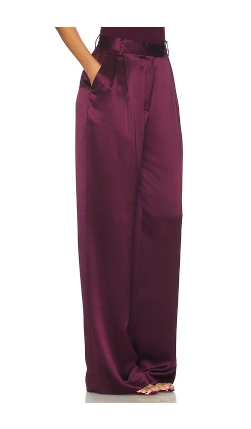 Blair Trousers in Wine. - size M (also in S, XS) - SANS FAFF - Modalova