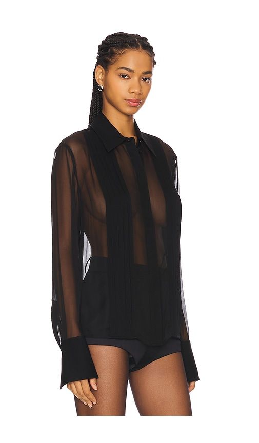 Meghan Panelled Silk Blouse in . - size S (also in XS, M, L) - SANS FAFF - Modalova