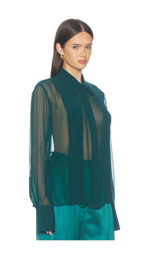 Meghan Panelled Silk Blouse in . - size L (also in M, S, XS) - SANS FAFF - Modalova