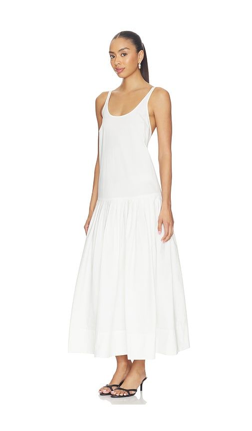 Relaxed Pleat Dress in White. - size S (also in L) - St. Agni - Modalova