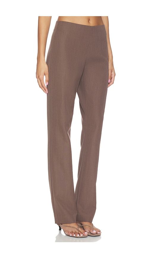 Silk Canvas 90s Minimal Pants in Brown. - size L (also in S, XS) - St. Agni - Modalova