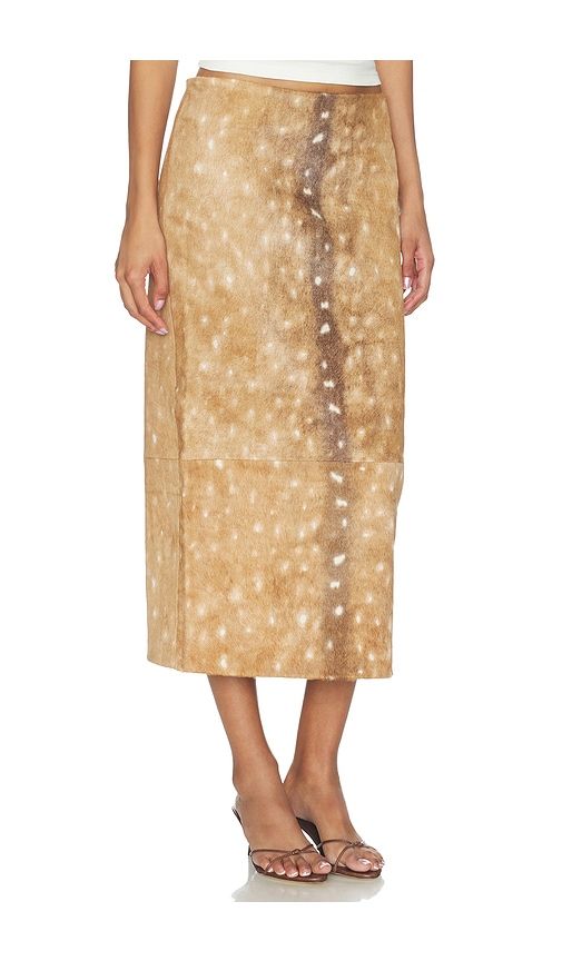Fawn Pencil Skirt in Brown. - size L (also in M, S) - St. Agni - Modalova