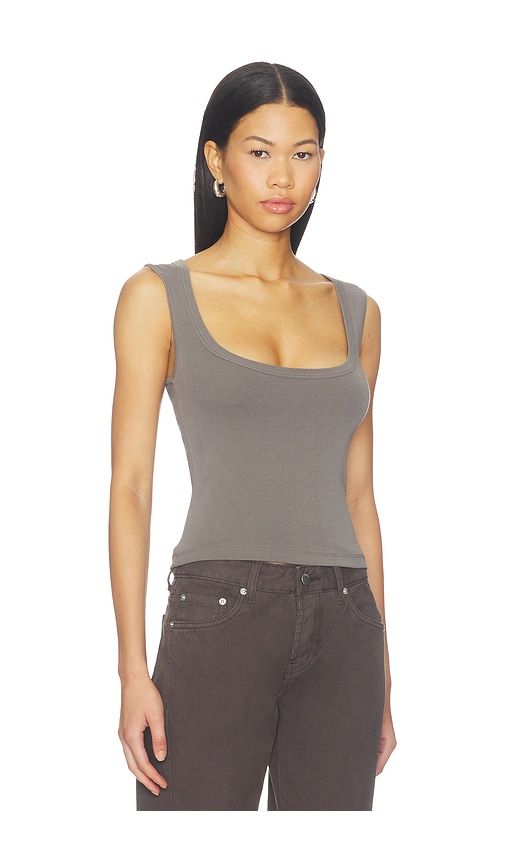 Organic Cotton Ballerina Top in Grey. - size L (also in M, XL, XS) - St. Agni - Modalova