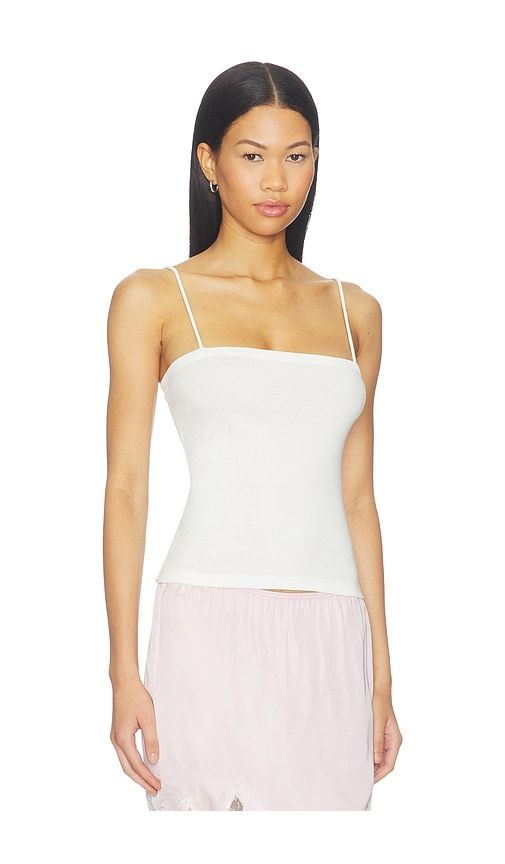 Organic Cotton Square Neck Cami in . - size L (also in M, XL) - St. Agni - Modalova