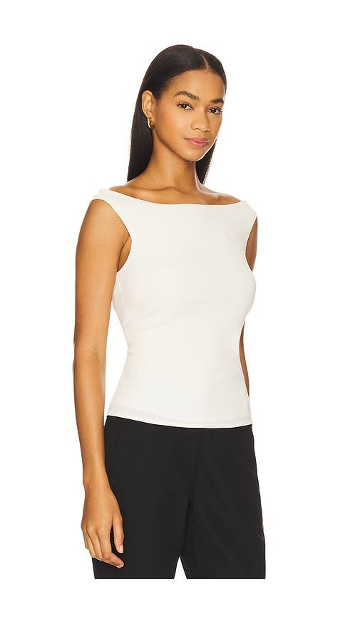 St Agni Slim Bateau Top in White. - size M (also in XS) - St. Agni - Modalova