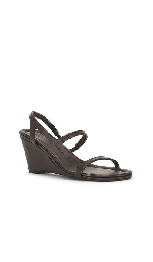 High Wedge Sandal in Chocolate. - size 38 (also in 39, 40, 41) - St. Agni - Modalova