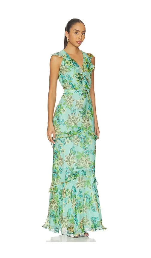 Rita Dress in Teal. - size 0 (also in 10) - SALONI - Modalova