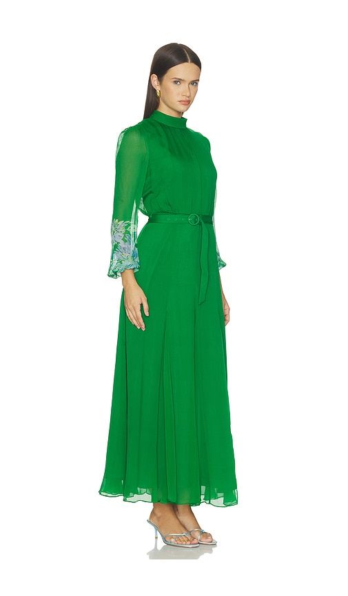 Jacqui-d Dress in Green. - size 0 (also in 10, 4) - SALONI - Modalova