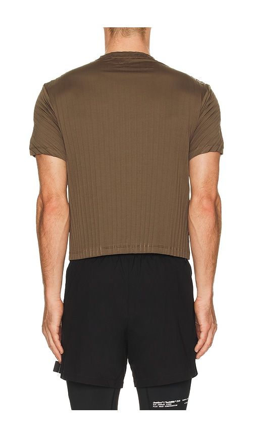 Auralite Pleated Tee Shirt in Brown. - size S (also in XS) - Satisfy - Modalova