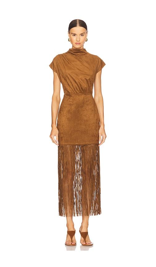 Astelle Dress in Brown. - size M (also in S, XS) - SAYLOR - Modalova