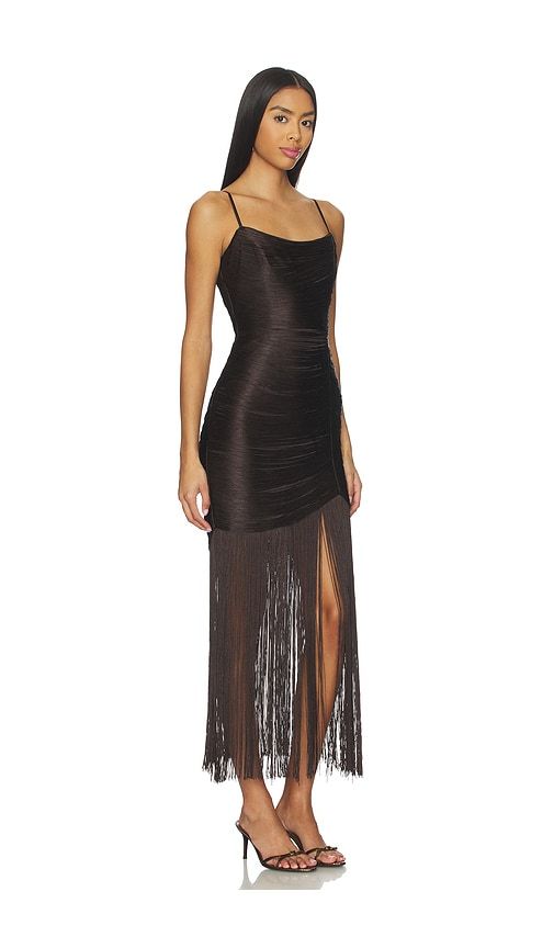 X REVOLVE Sally Dress in Chocolate. - size L (also in M, S, XS) - SAYLOR - Modalova