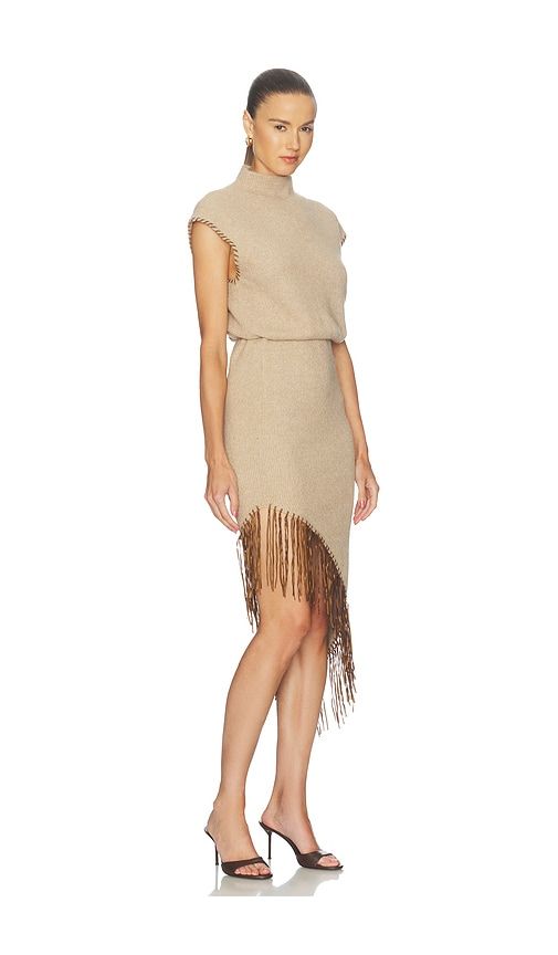 Senna Dress in Brown. - size L (also in M, S, XS) - SAYLOR - Modalova