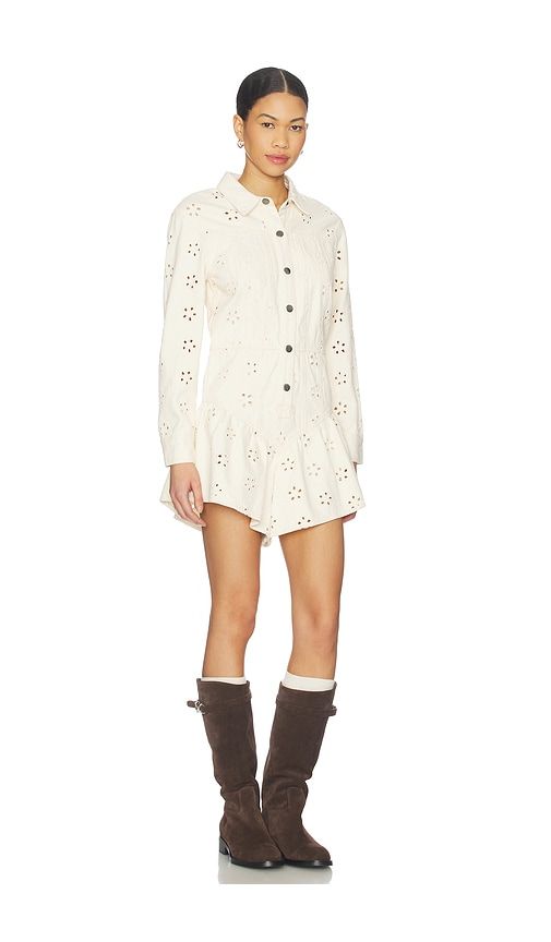 Rhea Romper in Cream. - size M (also in S, XS) - SAYLOR - Modalova