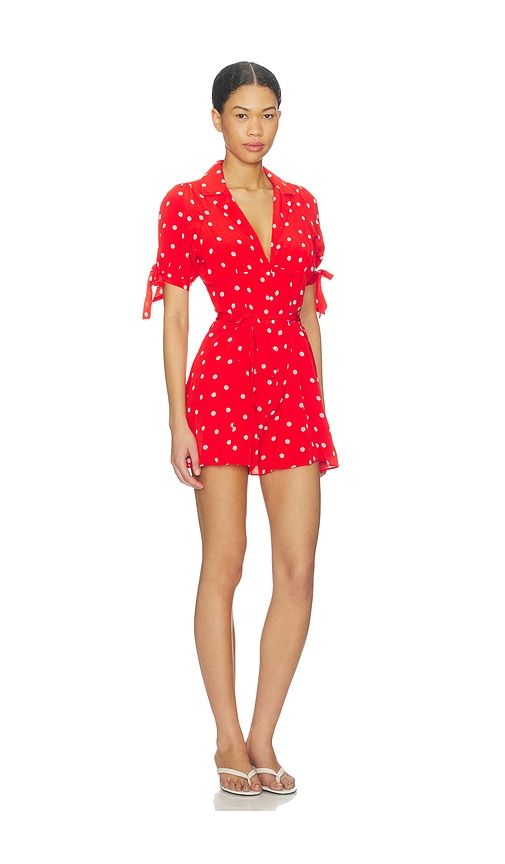 Merrilee Romper in Red. - size M (also in S, XL, XS) - SAYLOR - Modalova