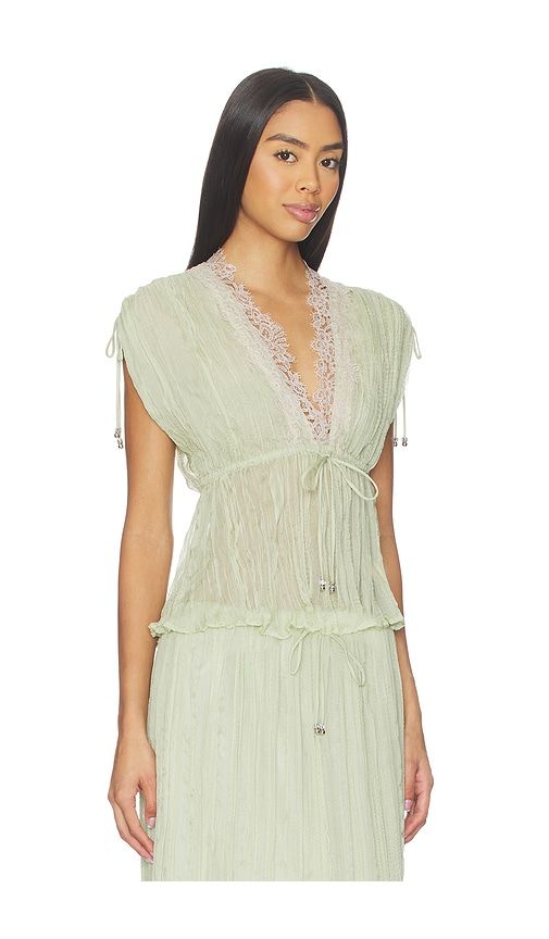Sandi Top in Green. - size L (also in S) - Sabina Musayev - Modalova
