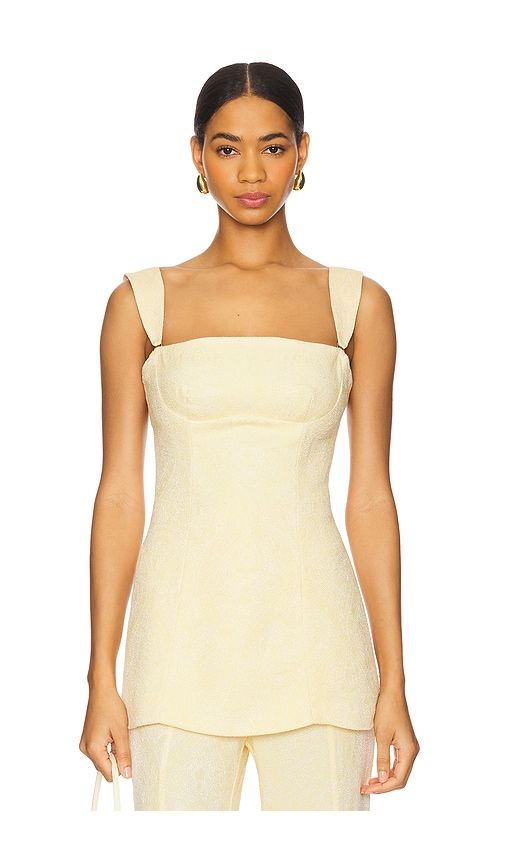 Claro Top in Yellow. - size M (also in S, XS) - Sabina Musayev - Modalova