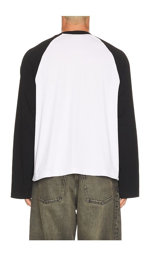 Raglan Stable Long Sleeve Racing Tee in Black. - size L (also in M, S, XL/1X) - Siegelman Stable - Modalova