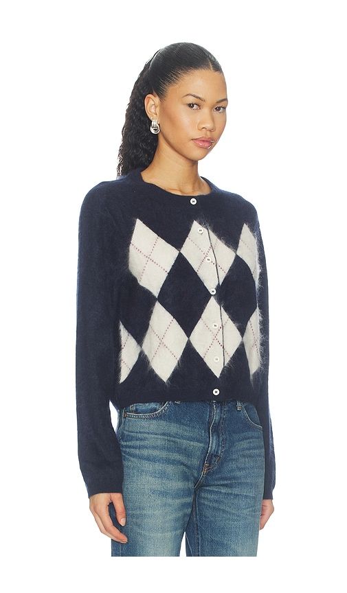 Argyle Cardigan in . - size L (also in M, S, XS) - Soft Goat - Modalova