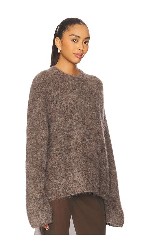 Alpaca Crewneck Pullover in Grey. - size S (also in XS) - Soft Goat - Modalova