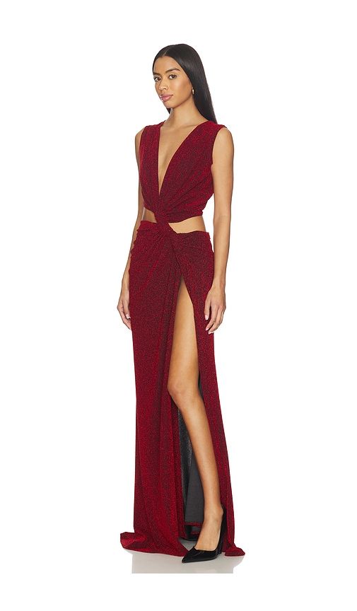 Triple Loop Knit Dress in Burgundy. - size M (also in XS) - Sid Neigum - Modalova