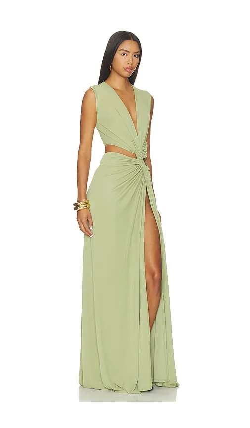 Triple Loop Knit Dress in Green. - size L (also in M, XS) - Sid Neigum - Modalova