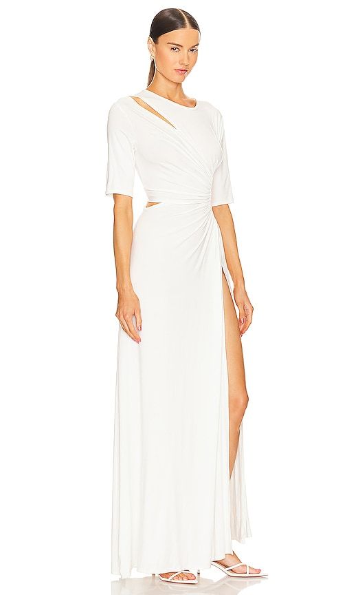 Gathered Slit Maxi Dress in . - size S (also in XS) - Sid Neigum - Modalova