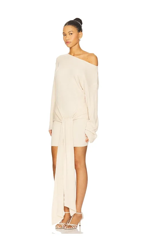 Himari Knit Mini Dress in Ivory. - size S (also in XS) - SEVEN WONDERS - Modalova