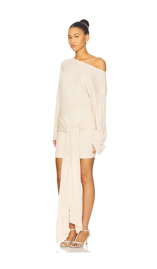 Himari Knit Mini Dress in Ivory. - size XS (also in S) - SEVEN WONDERS - Modalova