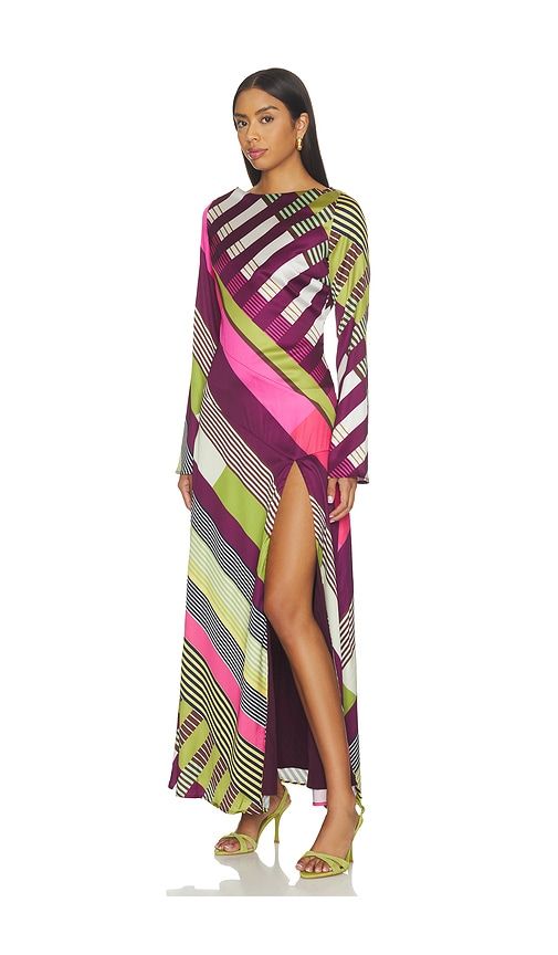 Montie Sleeved Maxi Dress in Multi. - size M (also in S, XS) - SEVEN WONDERS - Modalova