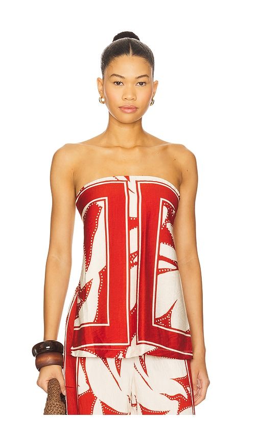 Arlette Strapless Top in Red. - size L (also in XL) - SEVEN WONDERS - Modalova