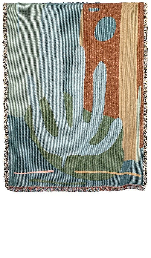 Hazlewood Throw in Burnt Orange - Slowdown Studio - Modalova