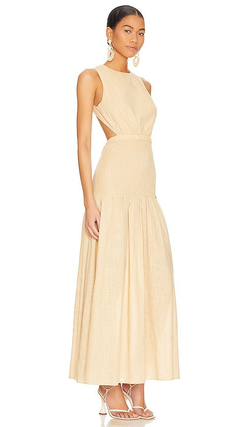 X REVOLVE Lottie Dress in Beige. - size L (also in M, XL, XXL) - SNDYS - Modalova