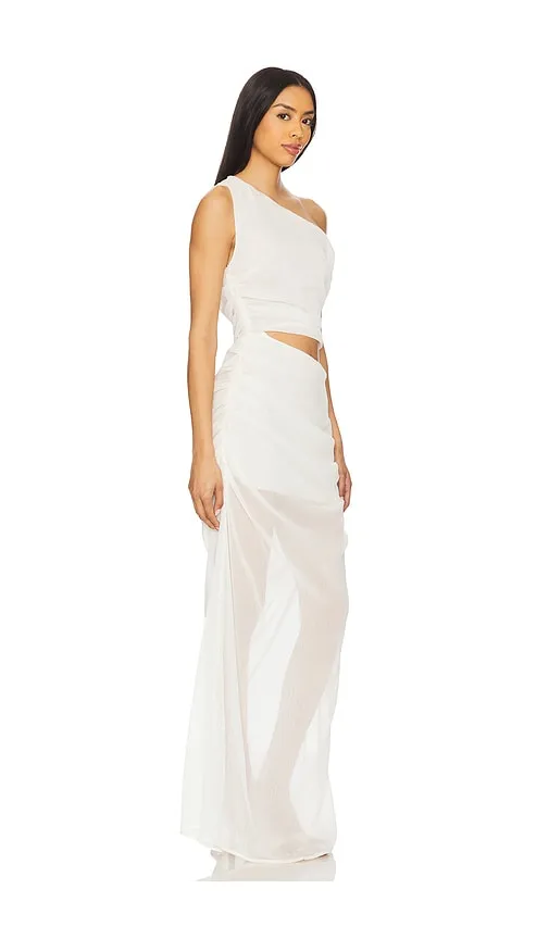 Kilee Maxi Dress in White. - size S (also in XL, XS, XXL, XXS) - SNDYS - Modalova