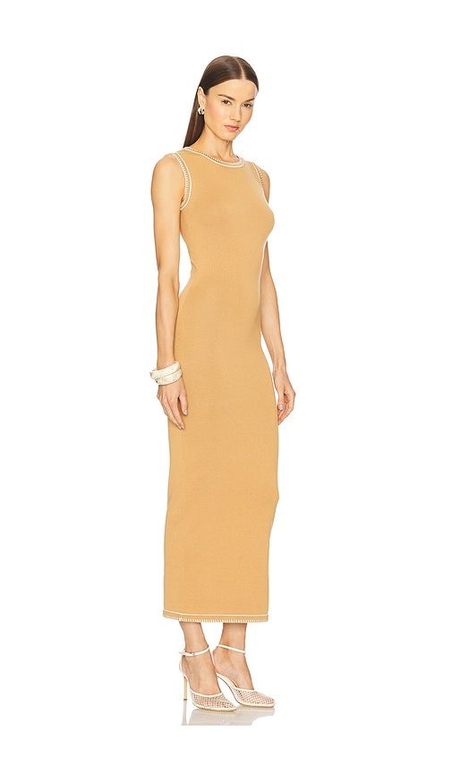 Ellery Maxi Dress in Tan. - size M (also in S) - SNDYS - Modalova