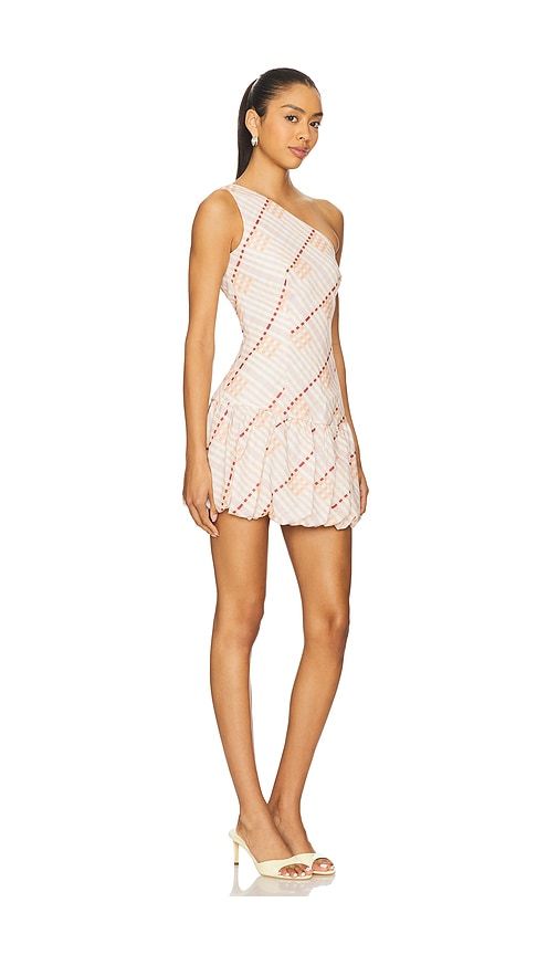 X REVOLVE Briella One Shoulder Mini Dress in Blush. - size L (also in M, S, XL, XS, XXS) - SNDYS - Modalova