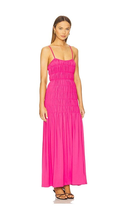 Ingrid Maxi Dress in Pink. - size S (also in XS) - SNDYS - Modalova