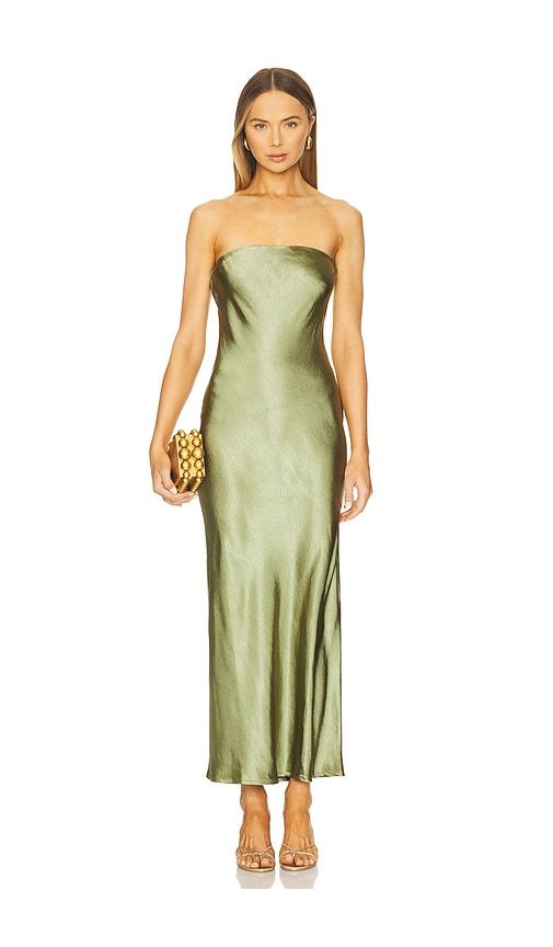 Angelina Neck Tie Maxi Dress in . - size M (also in XL) - SNDYS - Modalova