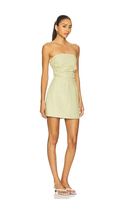 Romi Linen Dress in Sage. - size M (also in XXL, XXS) - SNDYS - Modalova