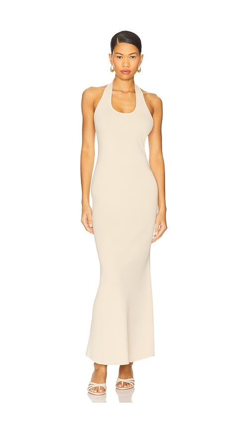 Laia Maxi Dress in Cream. - size L (also in M) - SNDYS - Modalova
