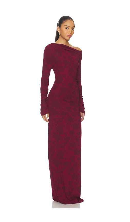 Reyna Red Print in Wine. - size XS (also in XXS) - SNDYS - Modalova