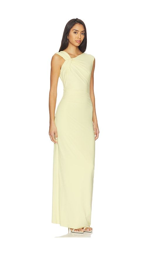 Mariella Jersey Maxi Dress in Lemon. - size M (also in S, XS) - SNDYS - Modalova
