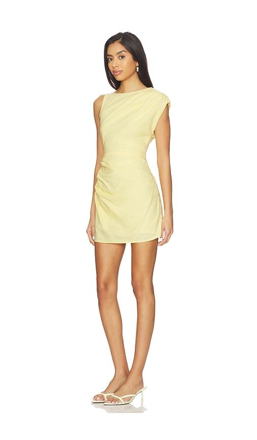 Saskia Mini Dress in Lemon. - size L (also in M, S, XL, XS, XXL, XXS) - SNDYS - Modalova